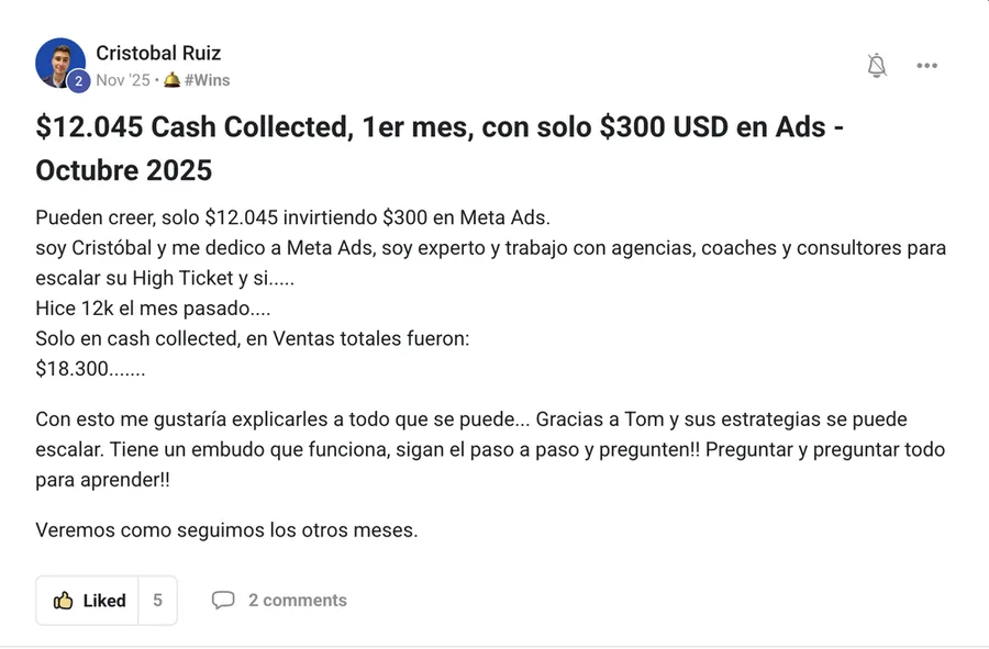 Caso de éxito Cristóbal Ruiz