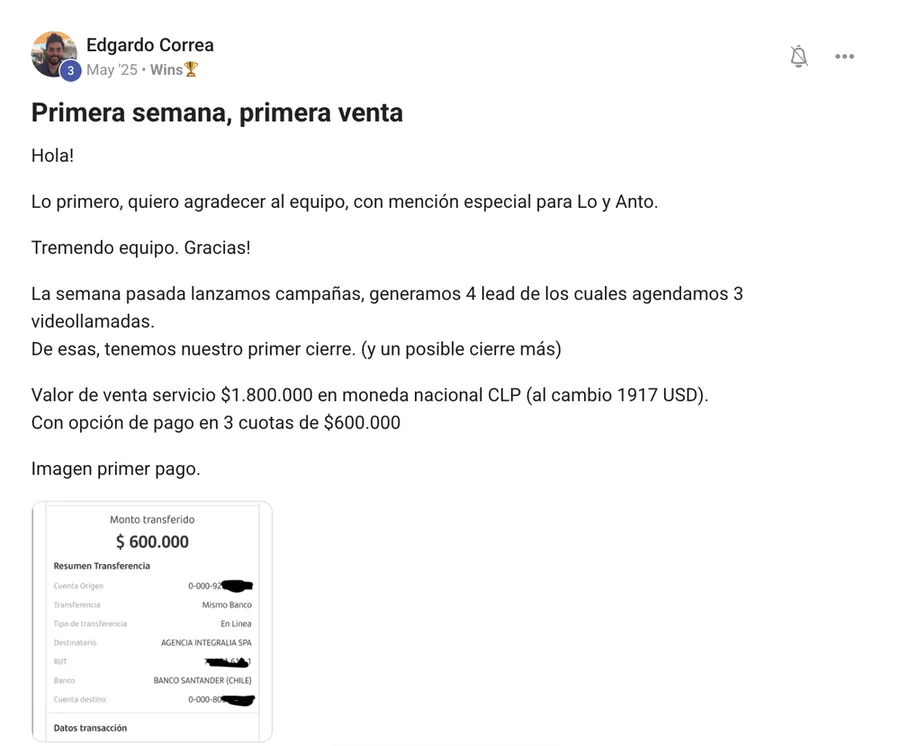 Caso de éxito Edgardo Correa