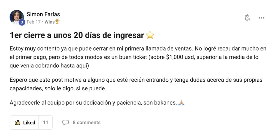 Caso de éxito Simón Farías