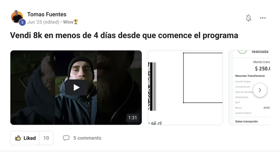 Caso de éxito Tomás Fuentes